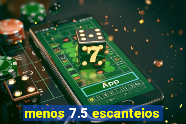 menos 7.5 escanteios